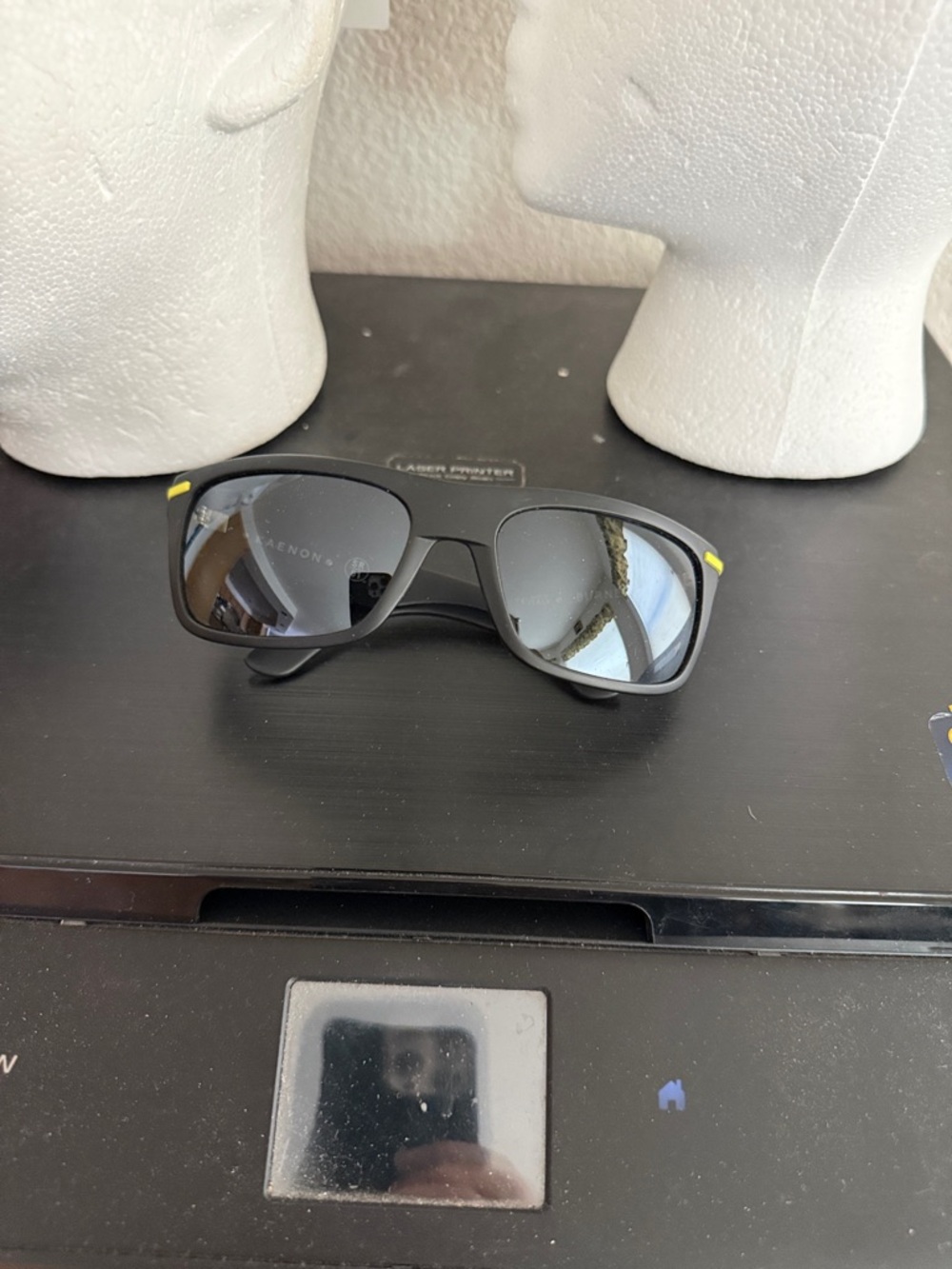 Kaenon burnet matte blk polar Sunglasses blk mirror